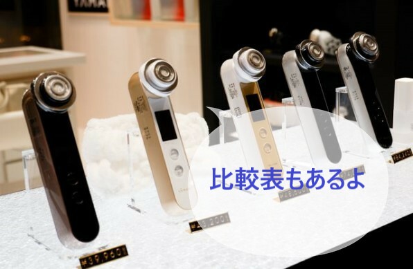 ヤーマン 美顔 器 比較